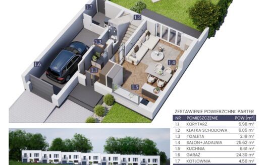 Dom z ogrodem 137 m2 – 5 min od Piekar Śl