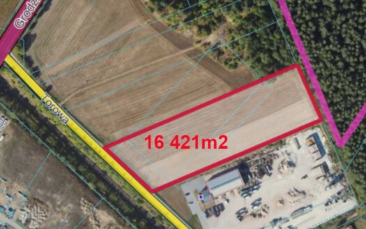 Działka inwestycyjna 1,64ha Sokółka