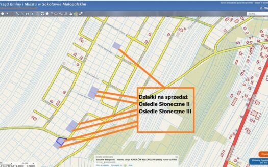 Działka budowlana Sokołów Młp