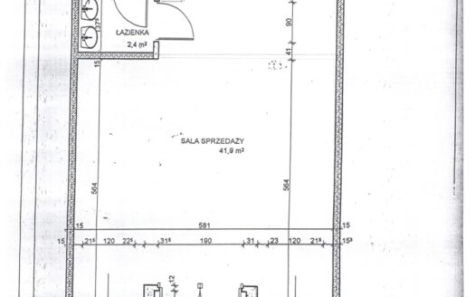 lokal handlowo-usługowy, 48,6 m2