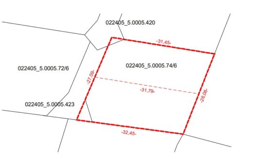 Działka z pełnym uzbrojeniem w Jaworku