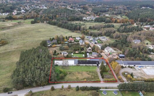 GRUNT INWESTYCYJNY MPZP U1 + HALA 0.75 ha