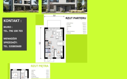 Domy od 52 do 152m2 – różny przedział cenowy