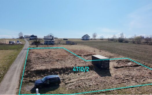Działka z pozwoleniem na budowę domu 144m2 + garaż