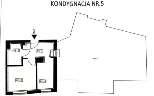Wyjątkowe mieszkanie z ogromnym tarasem, garaż