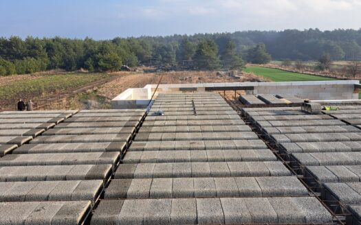 Dom parterowy z poddaszem antresolą