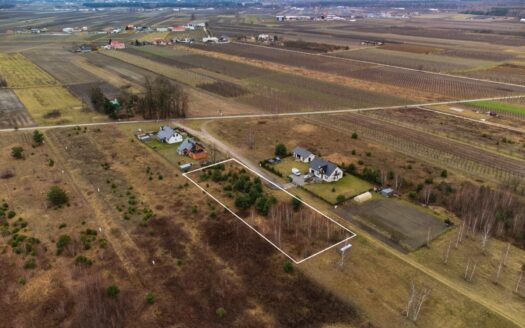 Przestronna działka 3000m2 – MPZP szybka zabudowa