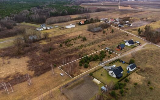 Przestronna działka 3000m2 – MPZP szybka zabudowa