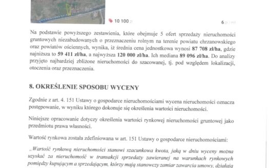 Nieruchomośc w niezabudowana Płaza, gm. Chrzanów