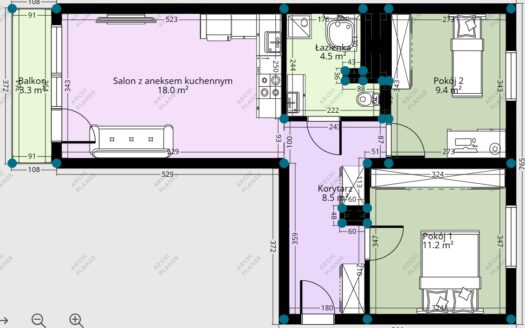 Bocianek, 50m2, 3 pokoje parter/4 po gen. remoncie