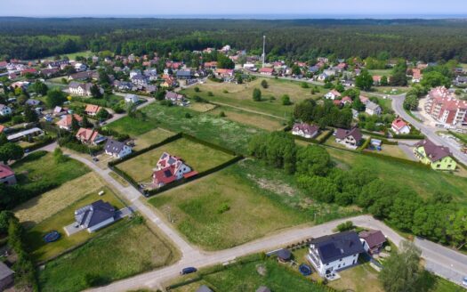 Sztutowo działki budowlane 2656 m² – media, morze