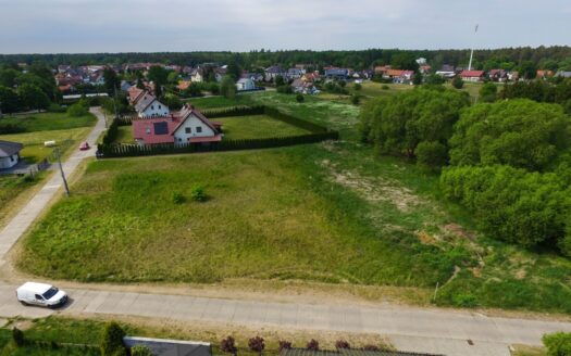 Sztutowo działki budowlane 2656 m² – media, morze