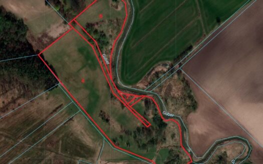 działka nad rzeką Guber – natura, cisza, historia