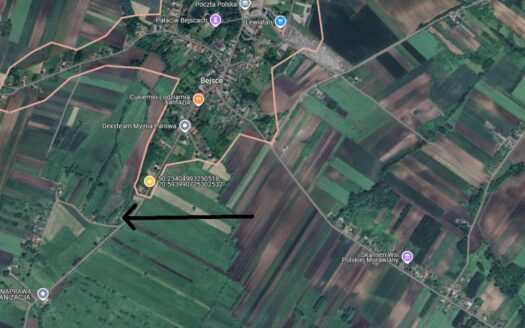 Działka 2000m2 20arów z WZ na 2 Domy Bejsce