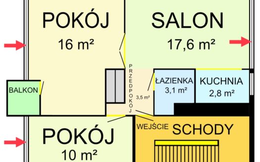 Sprzedam mieszkanie 53 m2 bez pośredników, Wrocław